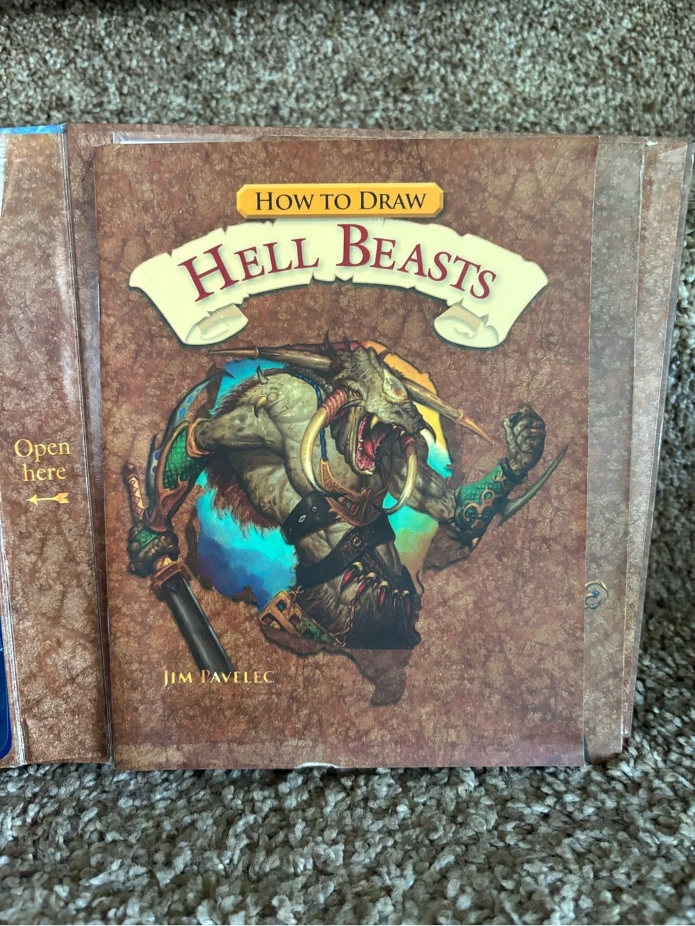 How to Draw Hell Beasts Art Kit - Brown Cover